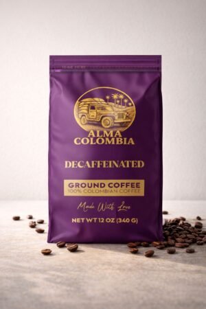 Alma Colombia Decaffeinated Ground Coffee Alma Colombia Decaffeinated Ground Coffee